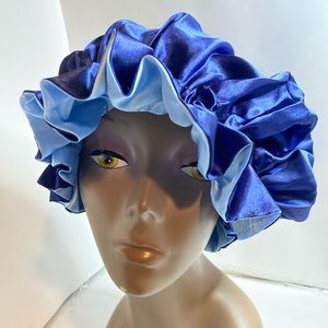 Double sides extra large satin bonnets